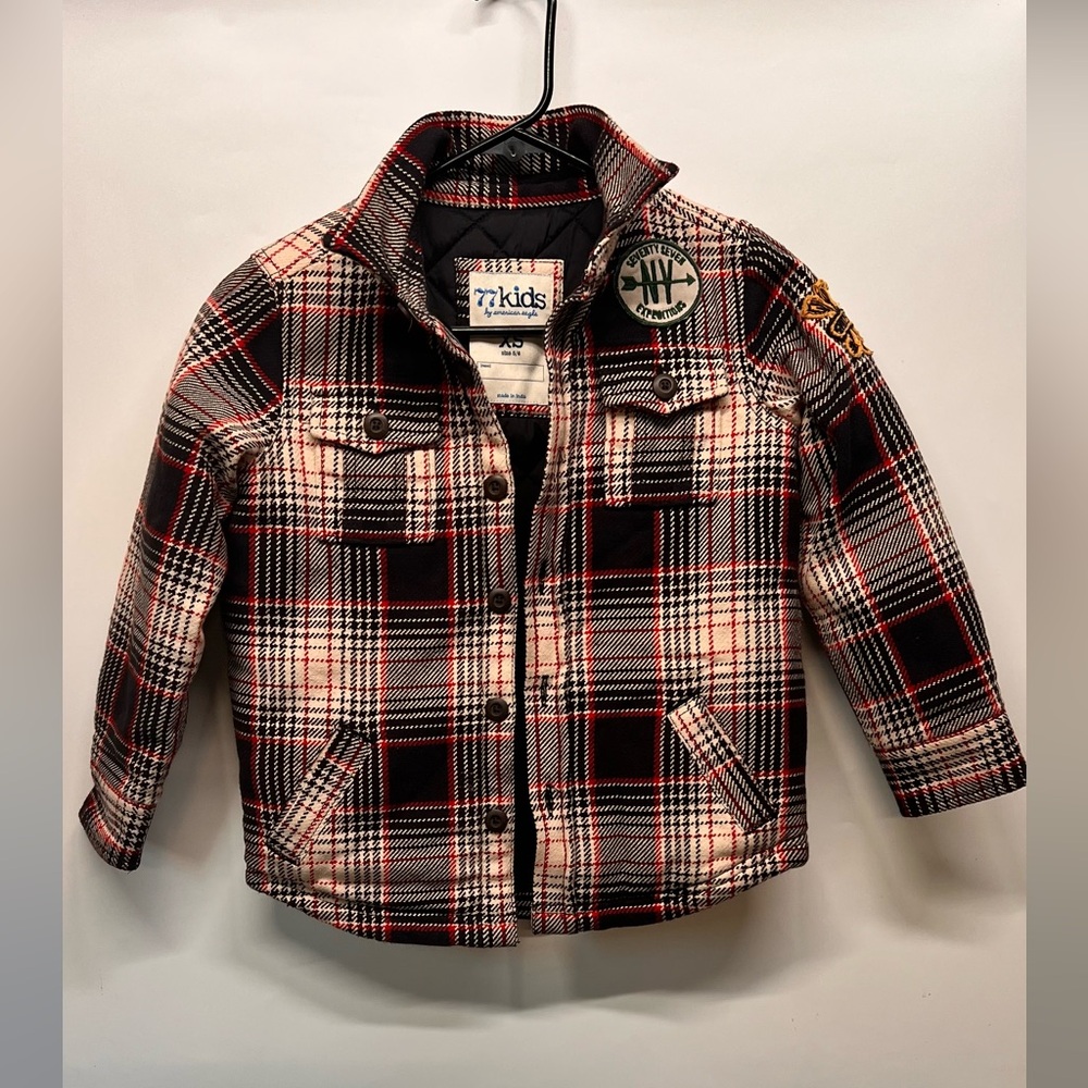 Plaid jacket from the brand  77kids